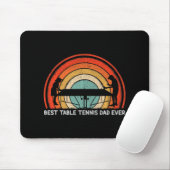 メンレトロスタイルヴィンテージ最高のテーブルテニスパパイブ マウスパッド (マウス)