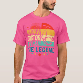 メンレトロヴィンテージパポドクターザマンザレジェンド Tシャツ