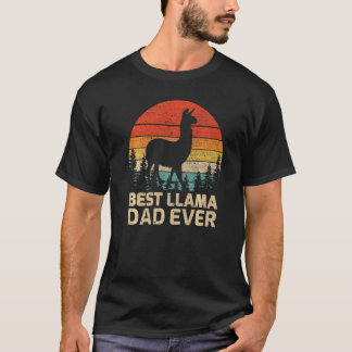 メンレトロ最高のヴィンテージラマパパエバ父のダ Tシャツ