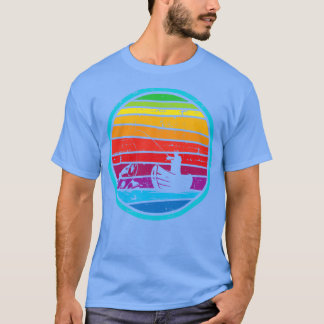 メンレトロ魚釣りファーザーズ日ヴィンテージ Tシャツ
