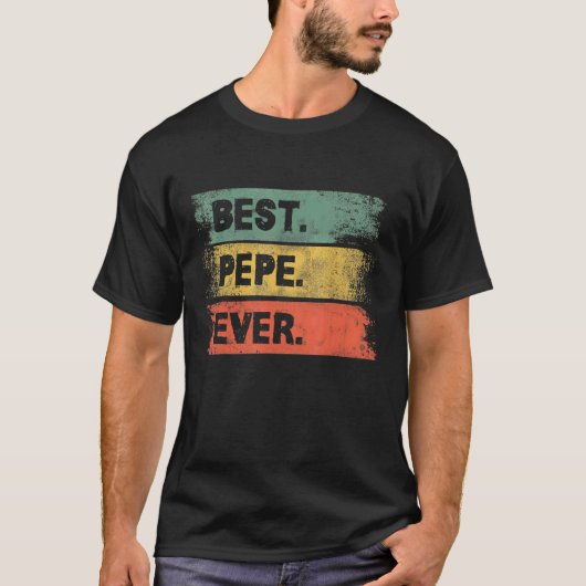 メンヴィンテージ最高のレトロペ父のエバMen Da Tシャツ (正面)