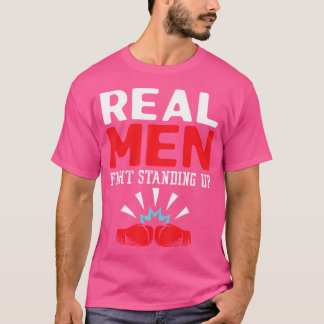 メン実在ズ立ち上がりボクシングファイトフィットフライウェイ Tシャツ