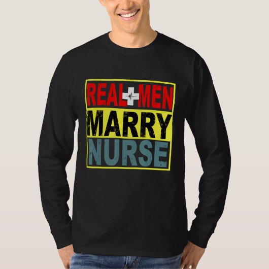 メン実在ズ結婚ナース Tシャツ (正面)