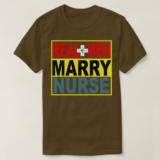 メン実在ズ結婚ナース Tシャツ (デザイン正面)