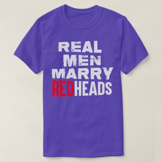 メン実在ズRedheadsおもしろい諺レッドヘッドハス Tシャツ (デザイン正面)
