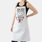 メン実在衣服エプロンおもしろいキッチン料理ギフト エプロン (インサイチュ)