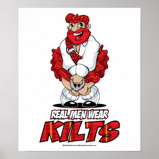 メン実在衣服キルツ ポスター (正面)