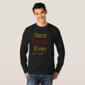 メン最高のズ・ファーター私は父を意味父のした Tシャツ (正面フル)