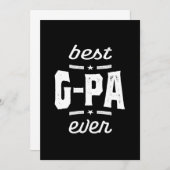 メン最高のズGパエバーギフトグランドパギフト 招待状 (正面/裏面)