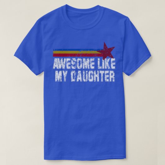 『メン素晴らしズ・ライプ・マイ・ドーター・デイV』 Tシャツ (デザイン正面)