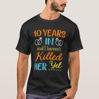 メン結婚ス10周年～10年 Tシャツ