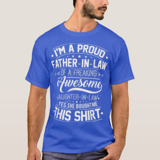 メン誇りを持ったズ・ファーザー・イン・ア・フリーク・ダウの義素晴らし父 Tシャツ