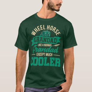 メン農家トラクター農業ホイールホースギフト Tシャツ