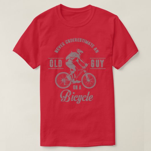 メン退職したズマウンテンバイクサイクリングサイクリングMBビシック Tシャツ (デザイン正面)