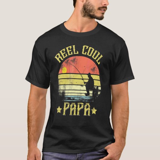 メン魚釣りリールパカッコいいパ Tシャツ (正面)