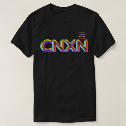 メンCNXNプリズム Tシャツ (デザイン正面)