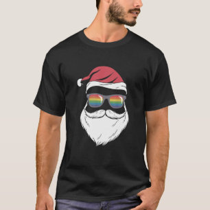 メンLGBTサンタプライドギフトゲイ Tシャツ