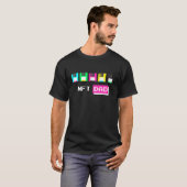 メンNftパパS暗号Nft Tシャツ (正面フル)