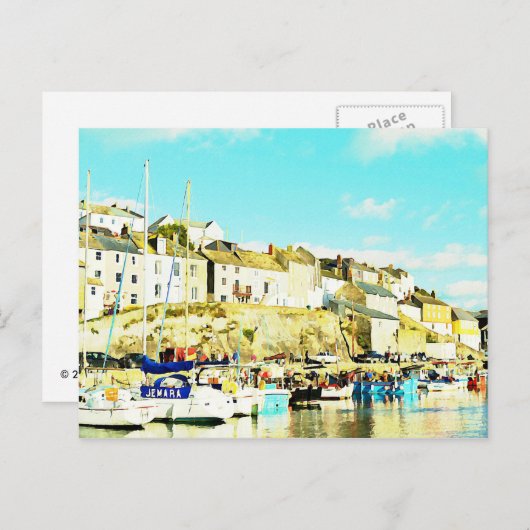 メヴァギッセイコーンウォールインランドウォーター色 ポストカード (正面/裏面)