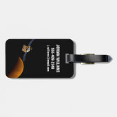 メヴェン宇宙船。 ラゲッジタグ (裏面横)