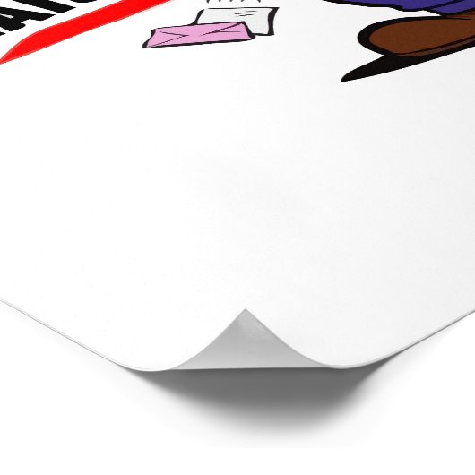 メーおもしろいルマンデザイン- Trust Me, I am Mailman ポスター (角)