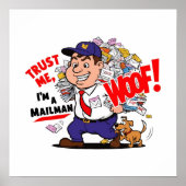 メーおもしろいルマンデザイン- Trust Me, I am Mailman ポスター (正面)