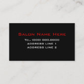 メーきらきら光るクアーティスト用名刺 名刺 (裏面)