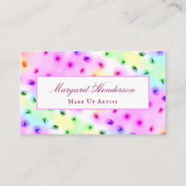 メーカラフルクアップアーティスト 名刺
