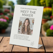 メーカーのミニマルな中小企業ニュートラルに会う 台座サイン