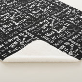 メーカーの技術のタイポグラフィのプリント シェルパブランケット (3/4)