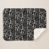 メーカーの技術のタイポグラフィのプリント シェルパブランケット (正面(横))