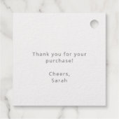 メーカーイニシャル小規模企業 フェイバータグ (裏面)