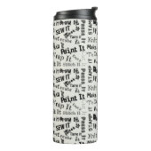 メーカークラフツタイポグラフィプリント タンブラー (回転左)