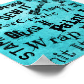 メーカークラフツタイポグラフィプリント ポスター (角)