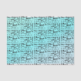 メーカークラフツタイポグラフィプリント 薄葉紙