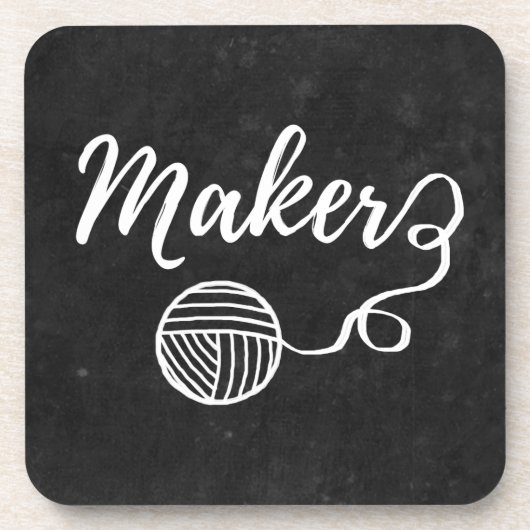 メーカークラフツ&ヤーンタイポグラフィクラフツ コースター (正面)