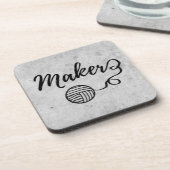 メーカークラフツ&ヤーンタイポグラフィクラフツ コースター (左側)