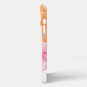 メーカークラフトタイポグラフィプリント水彩色iPhone Ca iPhoneケース (左側面)
