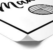 メーカーヤーン+クラフツタイポグラフィ ポスター (角)