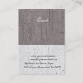 メーカーレトロ裁縫ファッションヴィンテージマネキン 名刺 (裏面)