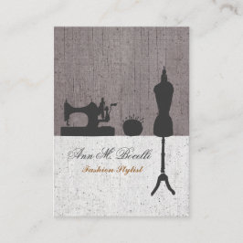 メーカーレトロ裁縫ファッションヴィンテージマネキン 名刺