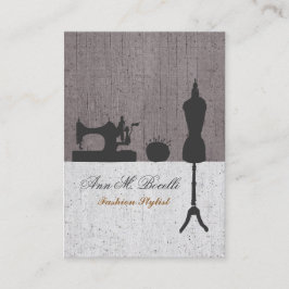 メーカーレトロ裁縫ファッションヴィンテージマネキン 名刺