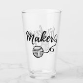 メーカー・ヤーン&クラフツタイポグラフィ タンブラーグラス (正面)