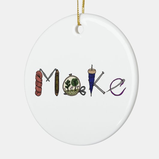 メーカー、職人、Craftersのためのオーナメントを作って下さい セラミックオーナメント (左)