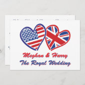 メーガンとハリー 招待状 (正面/裏面)