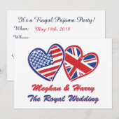 メーガンとハリー 招待状 (正面/裏面)