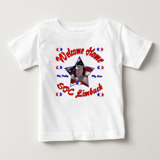 メーガンカスタマイズの帰郷シャツ ベビーTシャツ (正面)