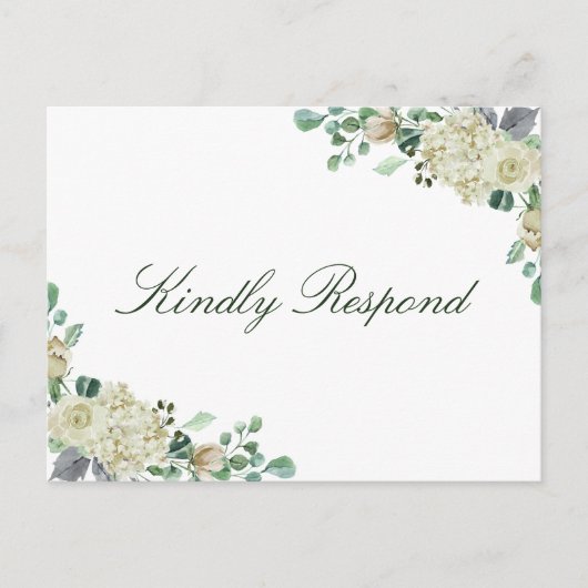 メーガンシンプル結婚の曲リクエストRSVPポストカード インビテーションポストカード (正面)