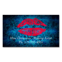 メーキャップアーティストのための磁気名刺