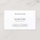 メーキャップアーティストのエレガントで素晴らしく魅力的で明白な美容院 名刺 (裏面)